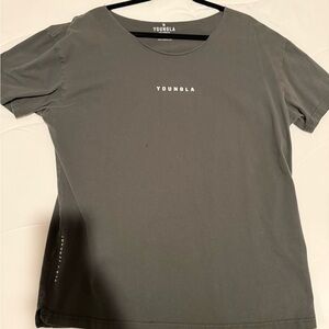 YoungLA Men’s Green Short Sleeve Tee - Jerdani collab